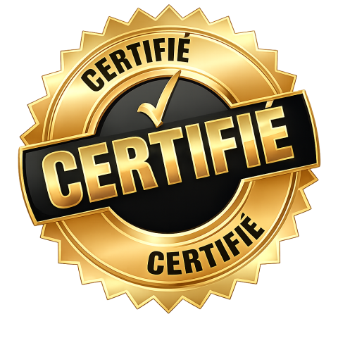 Macaron véhicule certifié Toyota