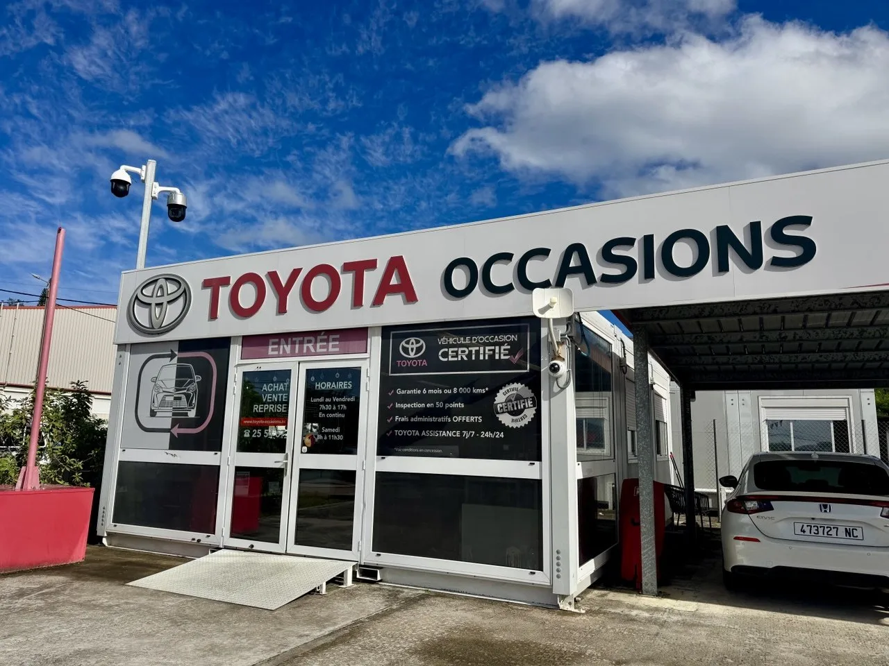 Devanture Toyota Occasions à Ducos, Nouméa